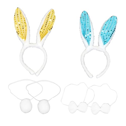 Ipetboom 2Satz Kaninchen Kostüm Zubehör Stirnband Mit Kaninchenohren Bogen Und Teiliges Und Ankleide Accessoire Für Halloween Und Karneval Ipetboom 2Satz Kaninchen Kostüm Zubehör Stirnband Mit Kaninchenohren Bogen Und Teiliges Und Ankleide Accessoire Für Halloween Und Karneval von Ipetboom