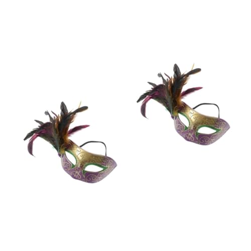 Ipetboom 2St Karnevalsmaske Maskenball Farbige Maske venezianische maske Damen Maske Festliche Maske Feier-Maske halloween masken karneval gesichtsmaske Karnevalskostüme für Frauen Plastik Ipetboom 2St Karnevalsmaske Maskenball Farbige Maske venezianische maske Damen Maske Festliche Maske Feier-Maske halloween masken karneval gesichtsmaske Karnevalskostüme für Frauen Plastik von Ipetboom