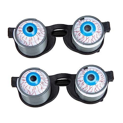 Ipetboom 2Stücke Augapfelbrille für Halloween Karneval Lustige Partybrille Hochwertigem für Maskerade Aufführungen Requisite für Gruselige Szenen Ipetboom 2Stücke Augapfelbrille für Halloween Karneval Lustige Partybrille Hochwertigem für Maskerade Aufführungen Requisite für Gruselige Szenen von Ipetboom