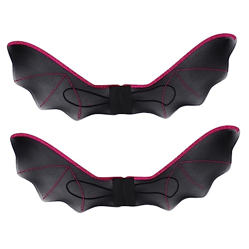 Ipetboom 2Stücke Fledermausflügel Für Halloween Kostüm Accessoires Leicht Hautfreundlich Maskerade Cosplay Für Mottopartys Karneval von Ipetboom
