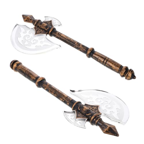 Ipetboom 2pcs Halloween Stage Axe Requisiten Simulierte Axenmodelle Cosplay Axe Modelle Party Gefälschte Axe Für Thematische Ereignisse Partys Auftritte Halloween Dekorationen (zufällige von Ipetboom