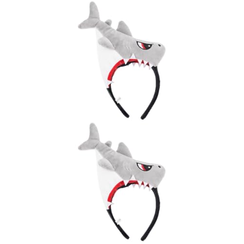 Ipetboom 2pcs Shark Headband Headwear Halloween Headband Party Trick Prop Shark Theme Party Supply Ipetboom 2pcs Shark Headband Headwear Halloween Headband Party Trick Prop Shark Theme Party Supply von Ipetboom