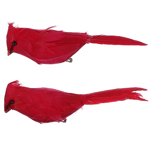 Ipetboom 2stücke Simulierte Vogelornamente Realistische Vogelmodelle Gartenhaus Dekoration Lebensechte Kunstvolle Vogeldekorationen Für Innen Und Außenbereich von Ipetboom