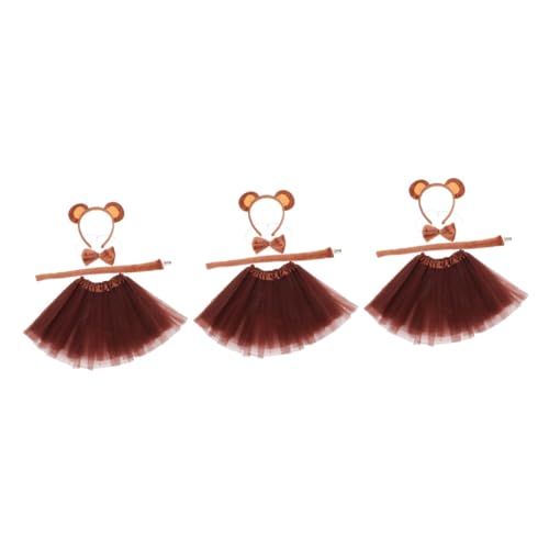 Ipetboom 3 Sätze Bärenstirnband Büschelrockkleidung Outfit Kind Stirnbänder Ballettröckchen Partygeschenke Tragen Ohr Erwachsene Cosplay Bärenkostüm Tierkostüm Für Mädchen -rock Ipetboom 3 Sätze Bärenstirnband Büschelrockkleidung Outfit Kind Stirnbänder Ballettröckchen Partygeschenke Tragen Ohr Erwachsene Cosplay Bärenkostüm Tierkostüm Für Mädchen -rock von Ipetboom
