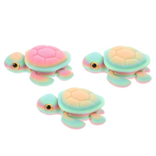 Ipetboom 3 Stück 3D Gedruckte Schildkröte Im Dunkeln Leuchtende Bewegliche Gelenke Leuchtende Schildkröte Für Aquarium – Kleine Tierfigur Zur Aquariumdekoration Ipetboom 3 Stück 3D Gedruckte Schildkröte Im Dunkeln Leuchtende Bewegliche Gelenke Leuchtende Schildkröte Für Aquarium – Kleine Tierfigur Zur Aquariumdekoration von Ipetboom