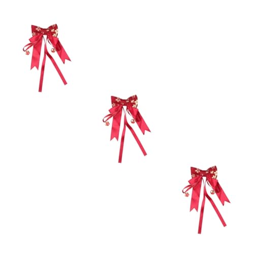 Ipetboom Haarspangen Für Kinder 3 Stück Fliege Für Mädchen Mit Quasten Haarnadel von Ipetboom