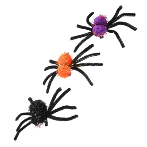 Ipetboom 3 Stück Halloween-Spinnen-Haarschmuck Rollenspielhaarclips Halloween Haarschmuck für Halloween-Haarspangen für Kleinkinder gruselige Haaraccessoires Spinnenspangen Spülen Ipetboom 3 Stück Halloween-Spinnen-Haarschmuck Rollenspielhaarclips Halloween Haarschmuck für Halloween-Haarspangen für Kleinkinder gruselige Haaraccessoires Spinnenspangen Spülen von Ipetboom