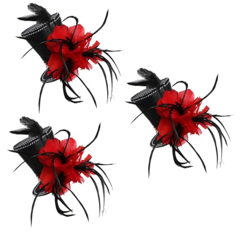 Ipetboom 3 Stück Hut Haarband mit Detail Perfektes Accessoire für Halloween Partys Hochzeiten Elegantes Vielseitiges Design Langlebiges Material für Damen von Ipetboom