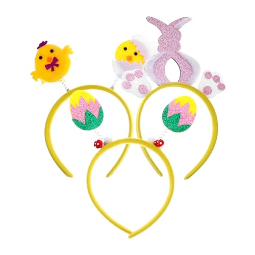 Ipetboom 3 Stück Osterhasen-Stirnband Osterdekoration Kopfschmuck Osterparty Kopfschmuck Feiertags Kopfbedeckung Cartoon-Hasen-Stirnband ostern haarband Osterzubehör Filzstoff Ipetboom 3 Stück Osterhasen-Stirnband Osterdekoration Kopfschmuck Osterparty Kopfschmuck Feiertags Kopfbedeckung Cartoon-Hasen-Stirnband ostern haarband Osterzubehör Filzstoff von Ipetboom