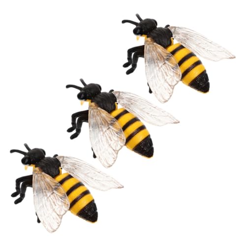 Ipetboom 3 Stück Teiliges Bienenfiguren Realistisches Insektenspielzeug Fördert Feinmotorik und Beobachtung für Lernspielzeug Dekorative Partydeko Sicher aus Kunststoff Ipetboom 3 Stück Teiliges Bienenfiguren Realistisches Insektenspielzeug Fördert Feinmotorik und Beobachtung für Lernspielzeug Dekorative Partydeko Sicher aus Kunststoff von Ipetboom