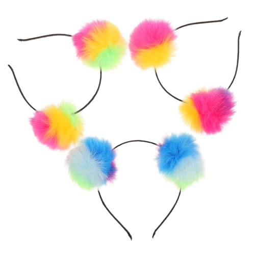 Ipetboom 3 Stück Teiliges Haarband mit Bunten Pompons für Flauschiger Haarreif für Partys Geburtstagsfeiern Cosplay Kostümpartys und Mehr Kopfschmuck Accessoire für Kleine Damen Ipetboom 3 Stück Teiliges Haarband mit Bunten Pompons für Flauschiger Haarreif für Partys Geburtstagsfeiern Cosplay Kostümpartys und Mehr Kopfschmuck Accessoire für Kleine Damen von Ipetboom