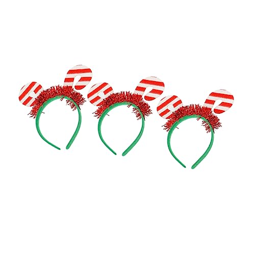 Ipetboom 3 Stück Teiliges Weihnachts Haarreifen mit Zuckerstangen Haarschmuck Accessoires für Mädchen und Damen Langlebige Party und Cosplay Stirnbänder Sichere Materialien für Ipetboom 3 Stück Teiliges Weihnachts Haarreifen mit Zuckerstangen Haarschmuck Accessoires für Mädchen und Damen Langlebige Party und Cosplay Stirnbänder Sichere Materialien für von Ipetboom