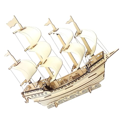 Ipetboom 3D Puzzle Segelboot Modell aus Holz Selbstgemacht Holzhandwerk Pädagogisches Kreatives Basteln für Eltern Kind Interaktion Dekoratives Nautisches Ornament Ipetboom 3D Puzzle Segelboot Modell aus Holz Selbstgemacht Holzhandwerk Pädagogisches Kreatives Basteln für Eltern Kind Interaktion Dekoratives Nautisches Ornament von Ipetboom