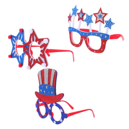 Ipetboom 3stücke Teiliges Patriotic Party Brillen Für Unabhängigkeitstag Fünfzack-stern-design Leichte Und Bequeme Party-dekorationen Für Feiern Vielseitige Foto-requisiten Für Ipetboom 3stücke Teiliges Patriotic Party Brillen Für Unabhängigkeitstag Fünfzack-stern-design Leichte Und Bequeme Party-dekorationen Für Feiern Vielseitige Foto-requisiten Für von Ipetboom
