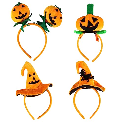 Ipetboom 4 Stück Kürbis Stirnband halloween haarschmuck halloween haarspangen Haarschmuck für Damen Erwachsene Mädchen Haare glatt Kürbis Haarband Haare für Halloween Stoff Orange Ipetboom 4 Stück Kürbis Stirnband halloween haarschmuck halloween haarspangen Haarschmuck für Damen Erwachsene Mädchen Haare glatt Kürbis Haarband Haare für Halloween Stoff Orange von Ipetboom