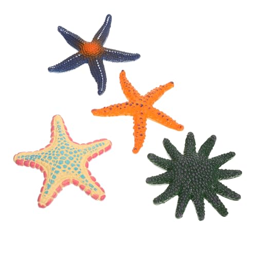 Ipetboom 4 Stück Teiliges Lebensechte Seestern Figuren in Blau Orange und Grün Sichere Meerestier Deko für Aquarium Strandspielzeug und Wohnraumgestaltung Ipetboom 4 Stück Teiliges Lebensechte Seestern Figuren in Blau Orange und Grün Sichere Meerestier Deko für Aquarium Strandspielzeug und Wohnraumgestaltung von Ipetboom