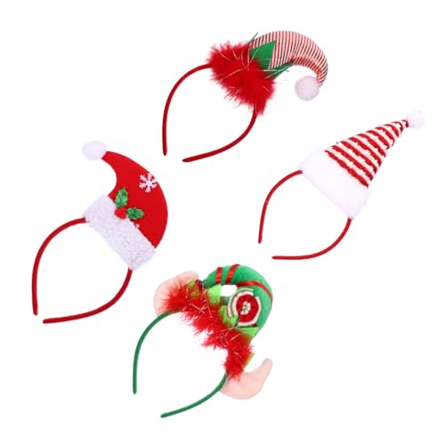 Ipetboom 4 Stück Teiliges Weihnachts Haarband Festliche Haaraccessoires mit Satin Goldfarbenen Mützen für Erwachsene und Party Dekoration Weihnachten Ipetboom 4 Stück Teiliges Weihnachts Haarband Festliche Haaraccessoires mit Satin Goldfarbenen Mützen für Erwachsene und Party Dekoration Weihnachten von Ipetboom