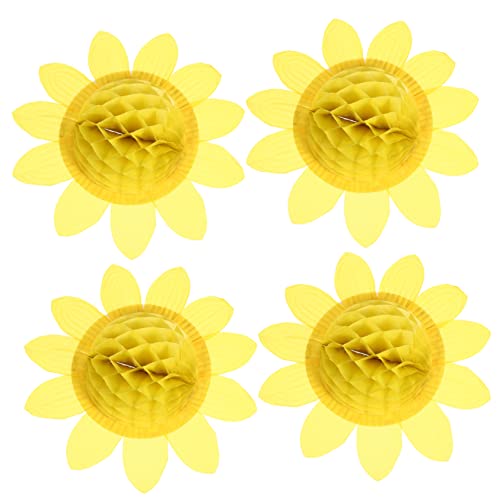 Ipetboom 4 Stück handgemachte Blume der Sonnenblume hängendes Papier Dekoration Geburtstag Hochzeit Sonnenblume aus Papier Hawaii-Party-Requisiten Umweltfreundliches Plastikpapier Yellow Ipetboom 4 Stück handgemachte Blume der Sonnenblume hängendes Papier Dekoration Geburtstag Hochzeit Sonnenblume aus Papier Hawaii-Party-Requisiten Umweltfreundliches Plastikpapier Yellow von Ipetboom