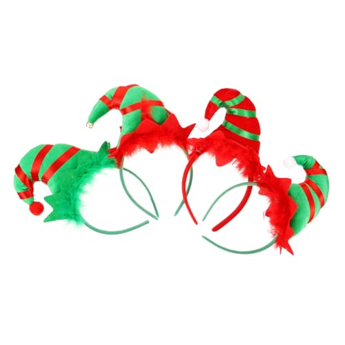 Ipetboom 4Stücke Weihnachtshaarband Teiliges Haarband Mit Weihnachtselch Mützen Für Festlichkeiten Und Partys Aus Hochwertigem Bequem Und Sicher Für Unvergessliche Feiern von Ipetboom