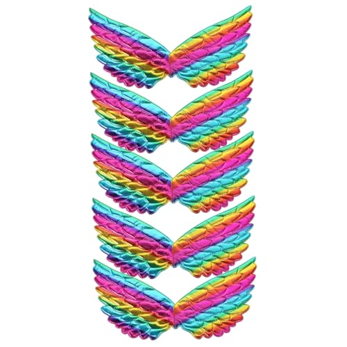 Ipetboom 5 Stück Teiliges Einhornflügel aus Langlebigem für Halloween Karneval Weihnachtsfeiern Auffällige Farbenfrohe Party Flügel als Kreative Kostüm Accessoires für Erwachsene Ipetboom 5 Stück Teiliges Einhornflügel aus Langlebigem für Halloween Karneval Weihnachtsfeiern Auffällige Farbenfrohe Party Flügel als Kreative Kostüm Accessoires für Erwachsene von Ipetboom