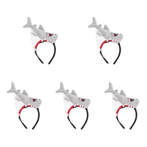 Ipetboom 5pcs Shark Headband Headwear Halloween Headband Party Trick Prop Shark Theme Party Supply Ipetboom 5pcs Shark Headband Headwear Halloween Headband Party Trick Prop Shark Theme Party Supply von Ipetboom