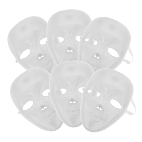 Ipetboom 6 Stck. Leere Maske für Diy Vollgesichts Maske für Cosplay Basteln und Maskenbälle Kreative Gestaltung für Partys und Rollenverkleidung Ipetboom 6 Stck. Leere Maske für Diy Vollgesichts Maske für Cosplay Basteln und Maskenbälle Kreative Gestaltung für Partys und Rollenverkleidung von Ipetboom