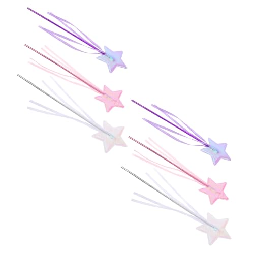 Ipetboom 6 Stück Sternförmige Feen-stab-Requisiten Für Kinder, Prinzessinnen-partygeschenke Und Geburtstagsfeiern Für Halloween- Und Weihnachtsveranstaltungen Ipetboom 6 Stück Sternförmige Feen-stab-Requisiten Für Kinder, Prinzessinnen-partygeschenke Und Geburtstagsfeiern Für Halloween- Und Weihnachtsveranstaltungen von Ipetboom