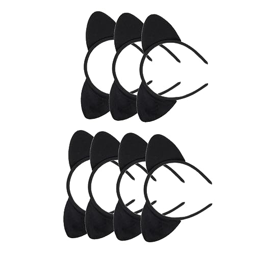 Ipetboom 6 Stück Teiliges Schwarzes Katzenohren Haarreif Weiches Plüsch Katzenohren Stirnband Bequemes Langlebiges Haarband für Party Cosplay Kostüm und Tägliche Haarfixierung Ipetboom 6 Stück Teiliges Schwarzes Katzenohren Haarreif Weiches Plüsch Katzenohren Stirnband Bequemes Langlebiges Haarband für Party Cosplay Kostüm und Tägliche Haarfixierung von Ipetboom