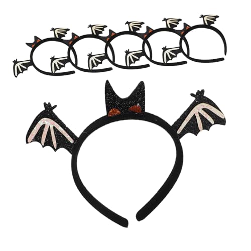 Ipetboom 6 Teiliger Halloween Kopfschmuck Halloween Party Stirnband Süße Fledermaus Kopfbedeckung Halloween Haarband Für Fledermausflügel Haar Accessoires Fledermaus Stirnband Ipetboom 6 Teiliger Halloween Kopfschmuck Halloween Party Stirnband Süße Fledermaus Kopfbedeckung Halloween Haarband Für Fledermausflügel Haar Accessoires Fledermaus Stirnband von Ipetboom