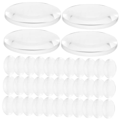 Ipetboom 60 Stück Teiliges Acryl Transparent Polierte Optische Linsen Physik Lehrmittel Für Experimente Und Wissenschaftliche Demonstrationen von Ipetboom
