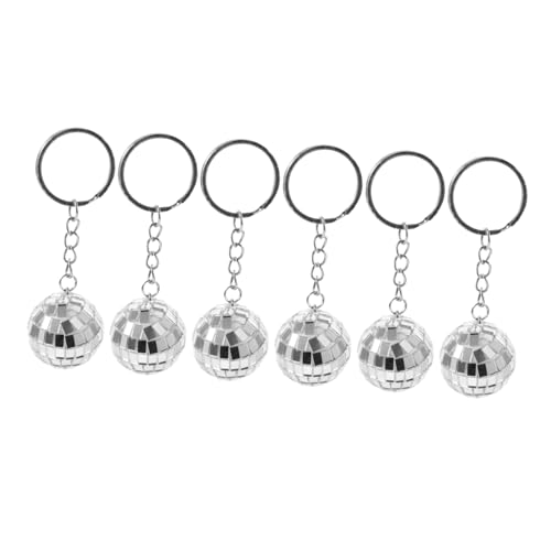 Ipetboom 6Stücke Disco Kugel Schlüsselanhänger Hängende Ornamente für Taschen Rucksäcke Dekoration Partygeschenke Ipetboom 6Stücke Disco Kugel Schlüsselanhänger Hängende Ornamente für Taschen Rucksäcke Dekoration Partygeschenke von Ipetboom