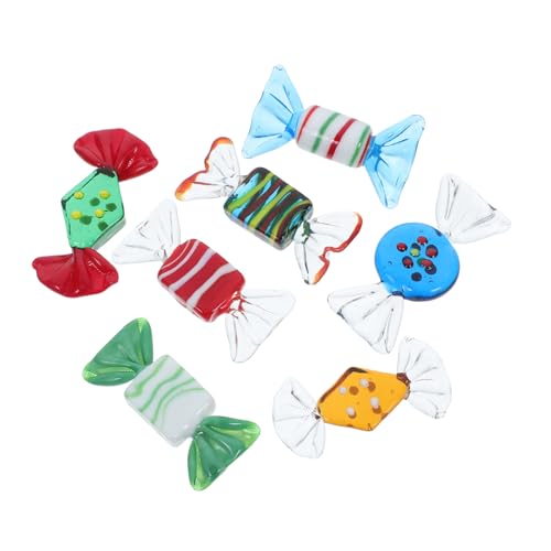 Ipetboom 7 Stück Teiliges Glasbonbon Deko Set Handgefertigt Farbenfrohe Candy Ornamente für Zuhause Party Hochzeitstischdeko Vielseitige Weihnachtsdekoration Ipetboom 7 Stück Teiliges Glasbonbon Deko Set Handgefertigt Farbenfrohe Candy Ornamente für Zuhause Party Hochzeitstischdeko Vielseitige Weihnachtsdekoration von Ipetboom