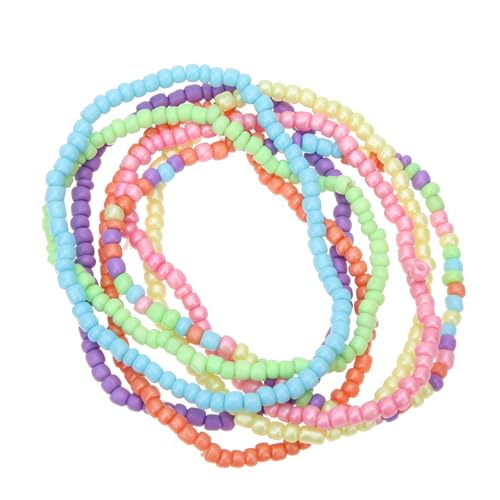 Ipetboom 7 Stücke Sommer Armbänder für Mädchen Buntes Perlenarmband Satz Kunststoff Kinderarmbänder für Partys Strand und Freizeit Ipetboom 7 Stücke Sommer Armbänder für Mädchen Buntes Perlenarmband Satz Kunststoff Kinderarmbänder für Partys Strand und Freizeit von Ipetboom