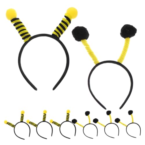 Ipetboom 8 Stück Bienen Antenne Haarreif Teiliges für Kostümpartys Spaßiges Haaraccessoire und Karneval Halloween und Cosplay Veranstaltungen von Ipetboom