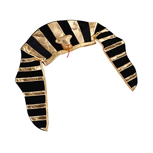 Ipetboom Ägyptischer Kopfschmuck aus Leichtem Bequemer Cosplay Hut Einstellbare für Halloween und Kostümpartys Goldenes Pharaonen Design für Damen und Herren Ipetboom Ägyptischer Kopfschmuck aus Leichtem Bequemer Cosplay Hut Einstellbare für Halloween und Kostümpartys Goldenes Pharaonen Design für Damen und Herren von Ipetboom