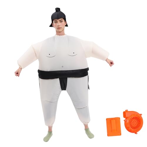 Ipetboom Aufblasbarer Wrestler-anzug Für Erwachsene Lustiges Kostüm Für Halloween Und Cosplay-events Leichtem Schnell Aufblasbar Und Zu Tragen von Ipetboom