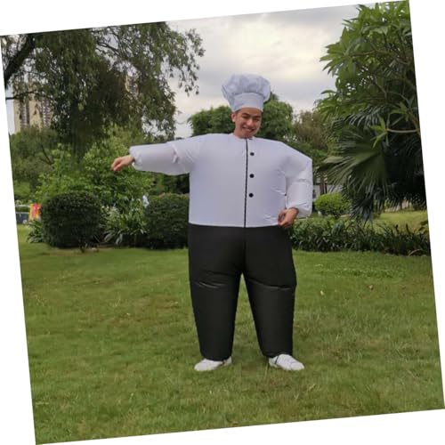 Ipetboom Aufblasbarer Cartoon-fett-koch Kostüm Erwachsene Halloween Cosplay Bodysuit Wasserabweisend Leicht Polyester Für Fasching Party Performance Ipetboom Aufblasbarer Cartoon-fett-koch Kostüm Erwachsene Halloween Cosplay Bodysuit Wasserabweisend Leicht Polyester Für Fasching Party Performance von Ipetboom