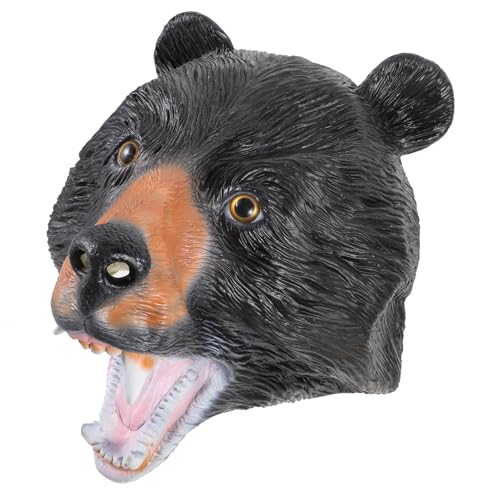 Ipetboom Bär Maske für Halloween Niedliche Cosplay Tiermaske Halloween Kostüm Zubehör für Partys Leicht und für Lange Tragezeiten für und Thematische Events Ipetboom Bär Maske für Halloween Niedliche Cosplay Tiermaske Halloween Kostüm Zubehör für Partys Leicht und für Lange Tragezeiten für und Thematische Events von Ipetboom