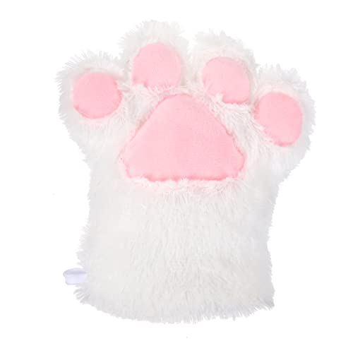 Ipetboom Bärenklauenhandschuhe Kätzchenpfotenhandschuhe Katzenpfotenhandschuhe Katzenpfoten Pfotenhain Plüsch Katzenhandschuh Winter Warme Plüschhandschuhe Halloween Fingerlose von Ipetboom