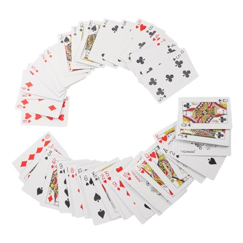 Ipetboom Braille Spielkarten für und Sehbehinderte Kartenspiele mit Braille Prägung Große Identifizierung Vielseitig Einsetzbar für Poker und Familienspiele von Ipetboom