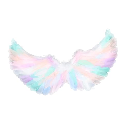 Ipetboom Bunte Plume Flügel Kostüm Requisite für Bühne Party Kostüm Festival Aufführung Zubehör Bühnenauftrittsflügel Ipetboom Bunte Plume Flügel Kostüm Requisite für Bühne Party Kostüm Festival Aufführung Zubehör Bühnenauftrittsflügel von Ipetboom