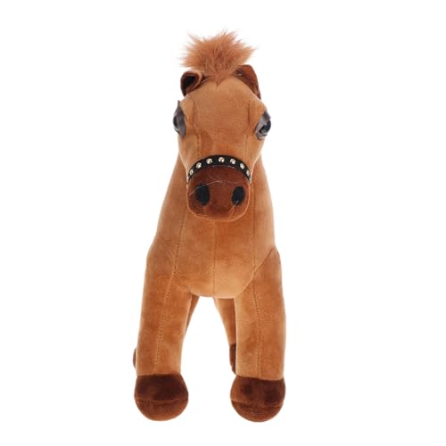 Ipetboom Chinesisches Neujahr Plüschpferd Maskottchen für Frühlingsfest Deko Kuscheliges Hautfreundliches Material von Ipetboom