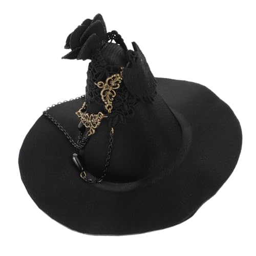 Ipetboom Hexenhut Für Cosplay Halloween-event-dekoration Schwarz Für Maskenballpartys Und Auftrittsparade Ipetboom Hexenhut Für Cosplay Halloween-event-dekoration Schwarz Für Maskenballpartys Und Auftrittsparade von Ipetboom
