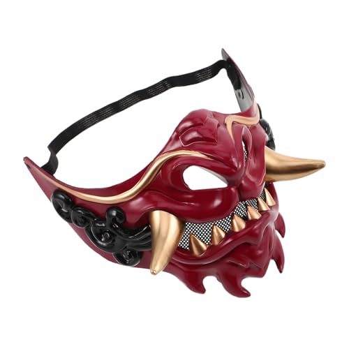 Ipetboom Dämonen Halbmaske für Männer und Frauen Verkleidung für Halloween Feiern und Maskeraden Vielseitige Kostüm Requisite für Event Ipetboom Dämonen Halbmaske für Männer und Frauen Verkleidung für Halloween Feiern und Maskeraden Vielseitige Kostüm Requisite für Event von Ipetboom
