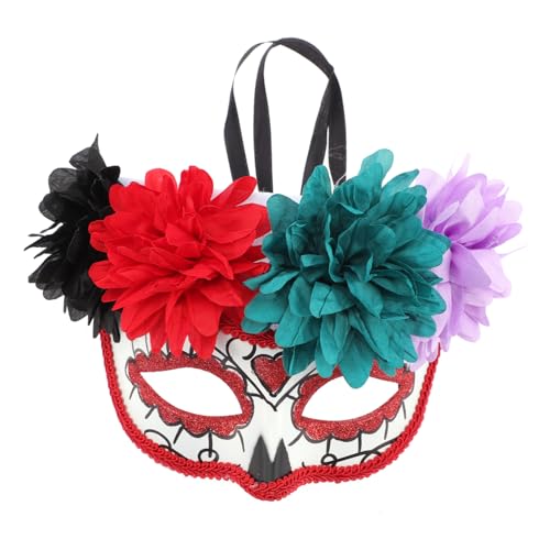 Ipetboom Day Of The Dead Maske mit Blumenmotiv Leichte Dekorative Totenkopfmaske für Halloween Karneval Cosplay und Kostümpartys Langlebig und Komfortabel für Damen und Herren Ipetboom Day Of The Dead Maske mit Blumenmotiv Leichte Dekorative Totenkopfmaske für Halloween Karneval Cosplay und Kostümpartys Langlebig und Komfortabel für Damen und Herren von Ipetboom