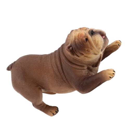 Ipetboom Dekorative Bulldoggen Statue Realistisches Tiermodell für Hausdekoration Leicht Robust und Detailgetreu für Frühe Bildung für Hundeliebhaber Ipetboom Dekorative Bulldoggen Statue Realistisches Tiermodell für Hausdekoration Leicht Robust und Detailgetreu für Frühe Bildung für Hundeliebhaber von Ipetboom