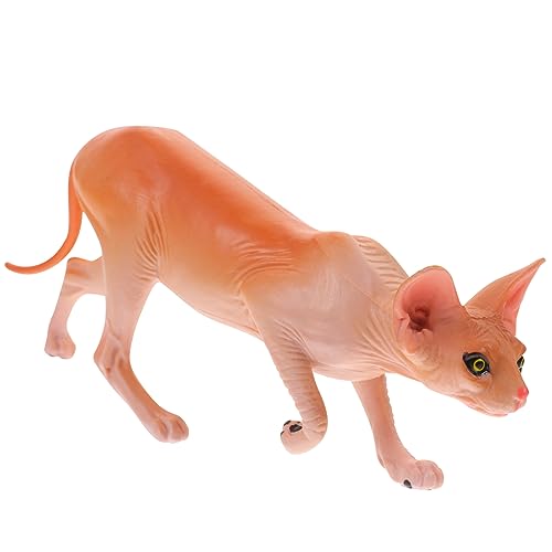 Ipetboom Dekorative Haarlose Katze Figurine Simulierte Katzenskulptur aus Hochwertigem Lustiges für Langlebige Dekoration für Feiertage und Besondere Anlässe Ipetboom Dekorative Haarlose Katze Figurine Simulierte Katzenskulptur aus Hochwertigem Lustiges für Langlebige Dekoration für Feiertage und Besondere Anlässe von Ipetboom