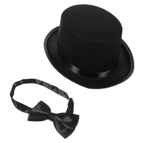Ipetboom Detektiv Kostüm Zubehör mit Schwarzem und Eleganter Schleife Leichte Verkleidung für Jungen für Detektiv und Rollenspiele Party und Cosplay Accessoires von Ipetboom