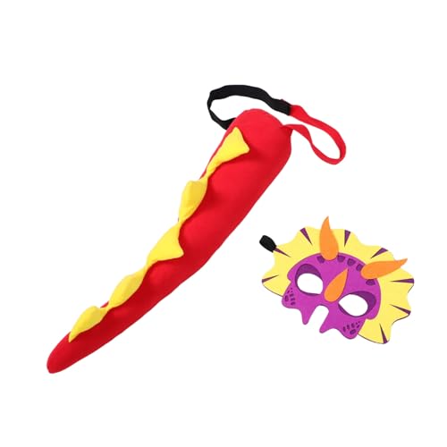 Ipetboom Dinosaurier Kostüm Set für Triceratops Maske und Atmungsaktiv Leicht Zum Anziehen für Geburtstagsparty Cosplay Halloween Verkleidung Ipetboom Dinosaurier Kostüm Set für Triceratops Maske und Atmungsaktiv Leicht Zum Anziehen für Geburtstagsparty Cosplay Halloween Verkleidung von Ipetboom