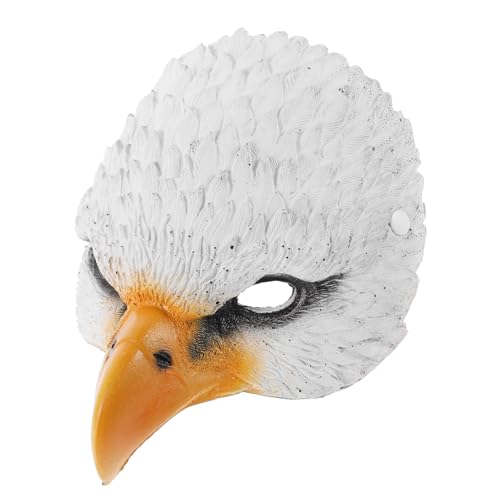 Ipetboom Eagle Mask Leichte PU Vogelmaske für Halloween Kostümpartys und Cosplay Halbgesichtsmaske für Kreative Auftritte und Mottopartys Unisex Accessoire Ipetboom Eagle Mask Leichte PU Vogelmaske für Halloween Kostümpartys und Cosplay Halbgesichtsmaske für Kreative Auftritte und Mottopartys Unisex Accessoire von Ipetboom
